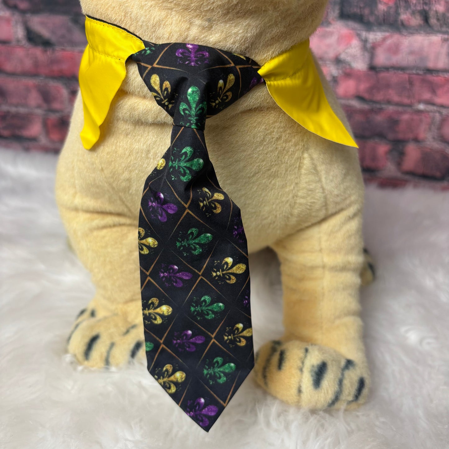 Mardi Gras Shirt & Tie M/L - 4 Pack