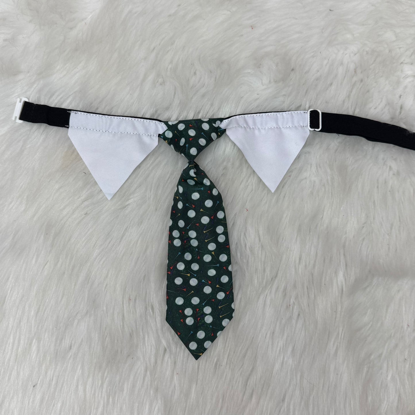 LIVE GOLF SHIRT COLLAR W/TIE LG