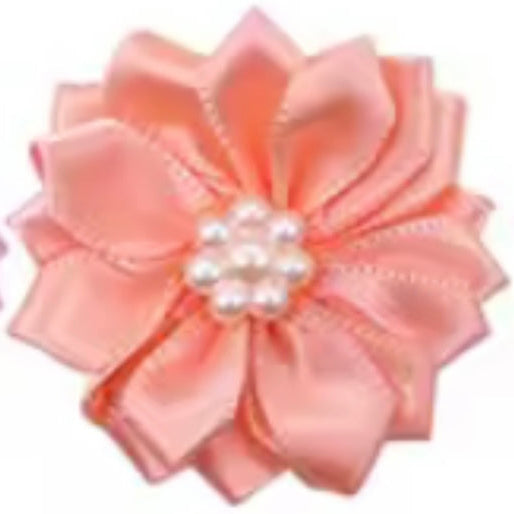 FLOWER TOPKNOT BOW 10 PACK