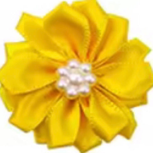 FLOWER TOPKNOT BOW 10 PACK