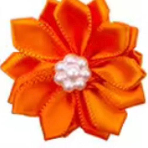 FLOWER TOPKNOT BOW 10 PACK