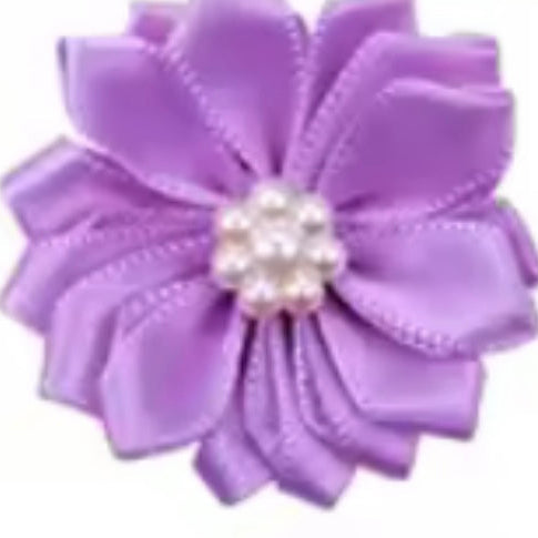 FLOWER TOPKNOT BOW 10 PACK