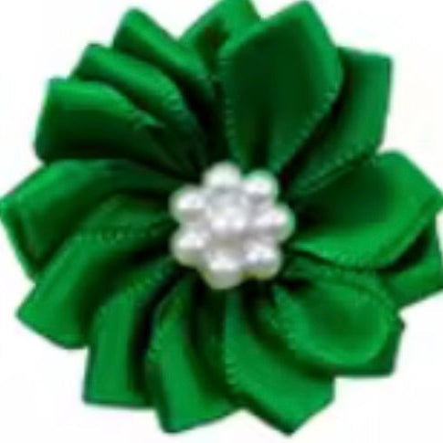 FLOWER TOPKNOT BOW 10 PACK