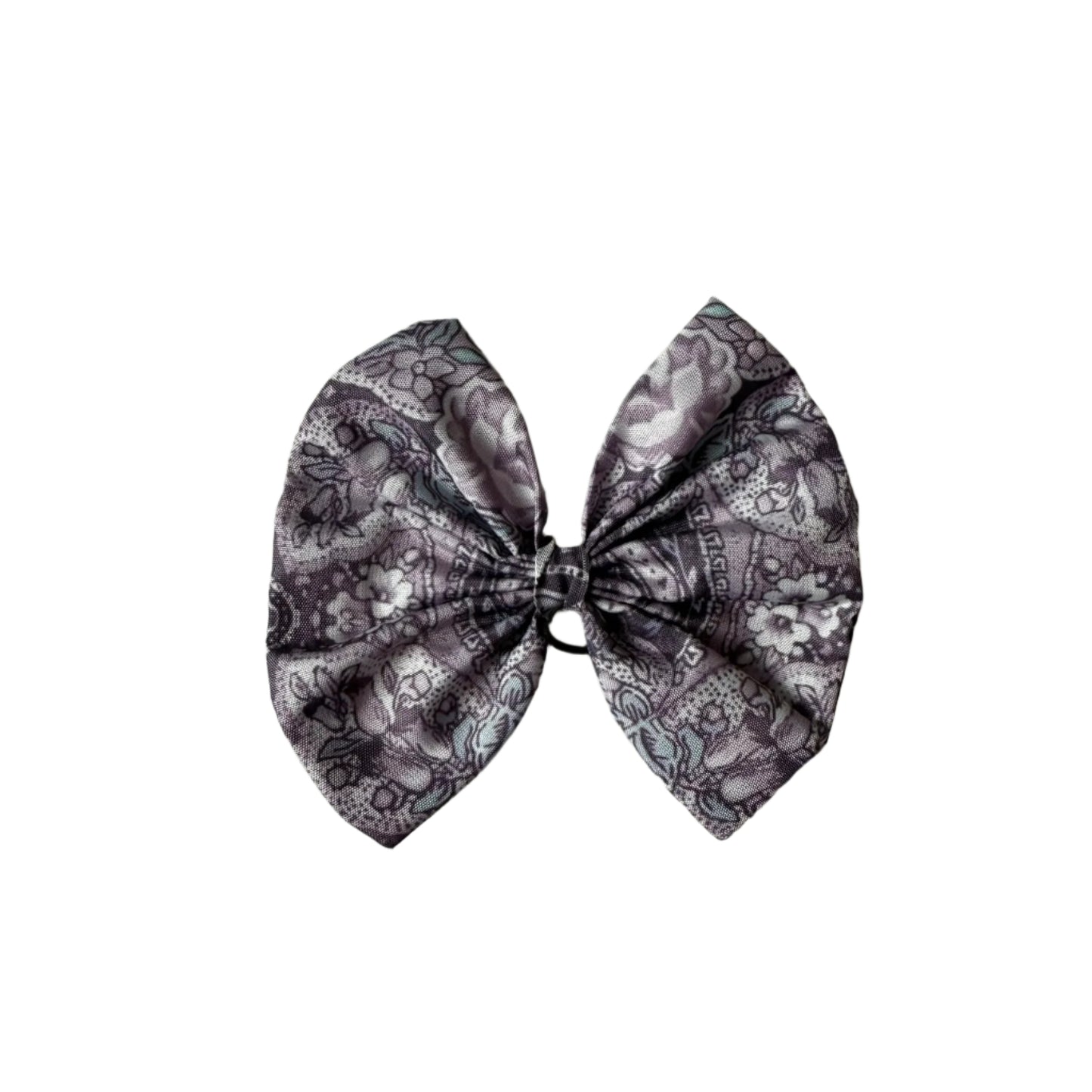 Purple Paisley 3" Bow - 8 pack