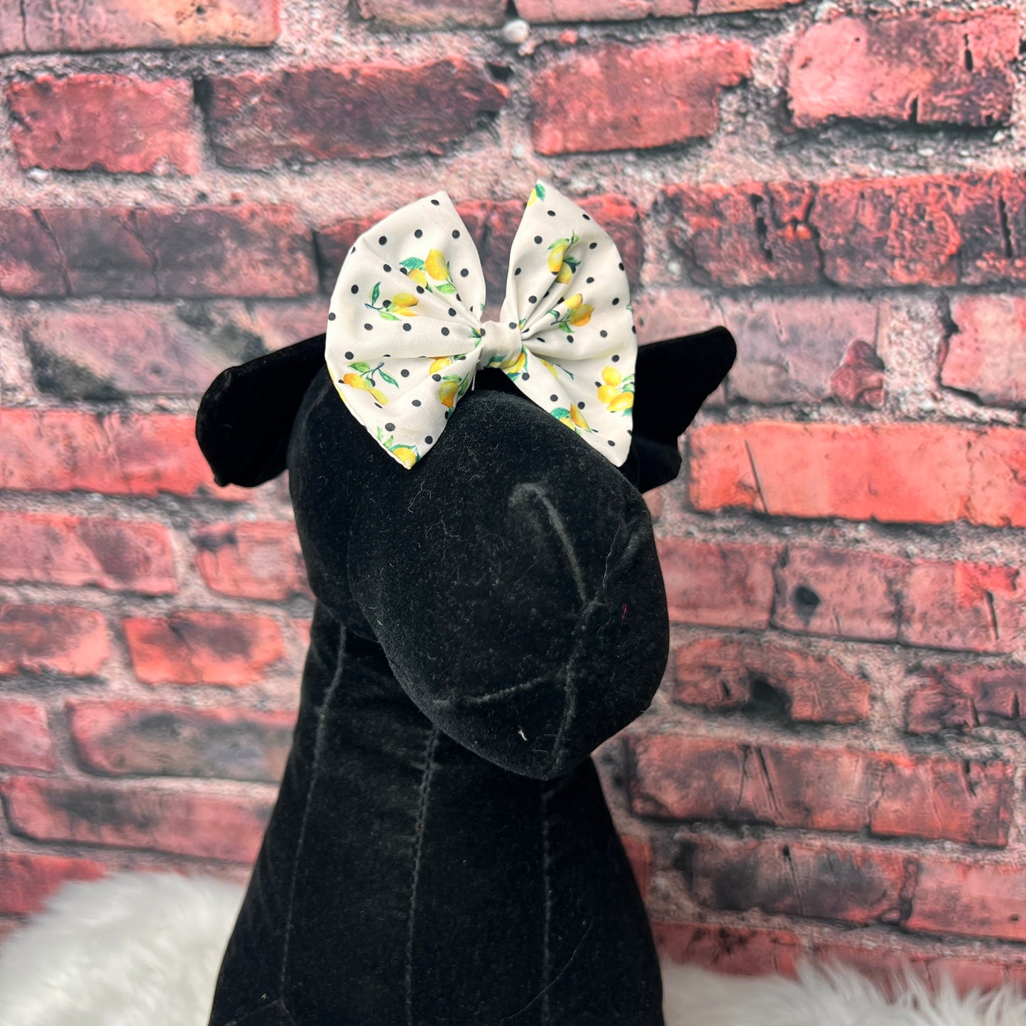 NEW Lemon 3-inch Bow - 6 pack