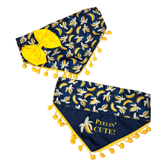 NEW PEELIN' CUTE REVERSABLE OTC BANDANA 4 PACK