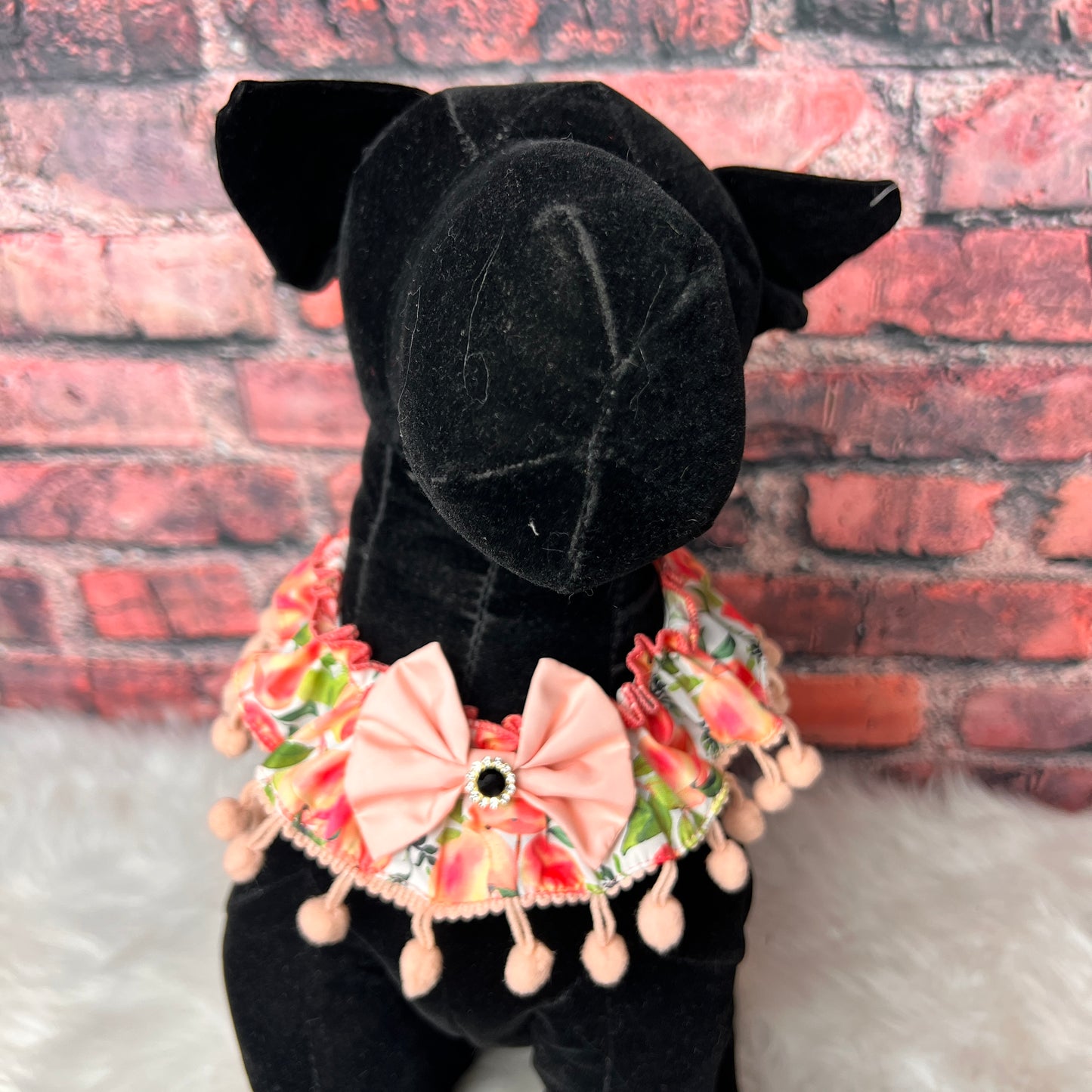 NEW PEACH ELASTIC RUFFLE 4-PACK