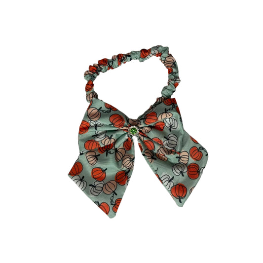 MINT PUMPKIN BOWTIE W/TAILS 4 PACK