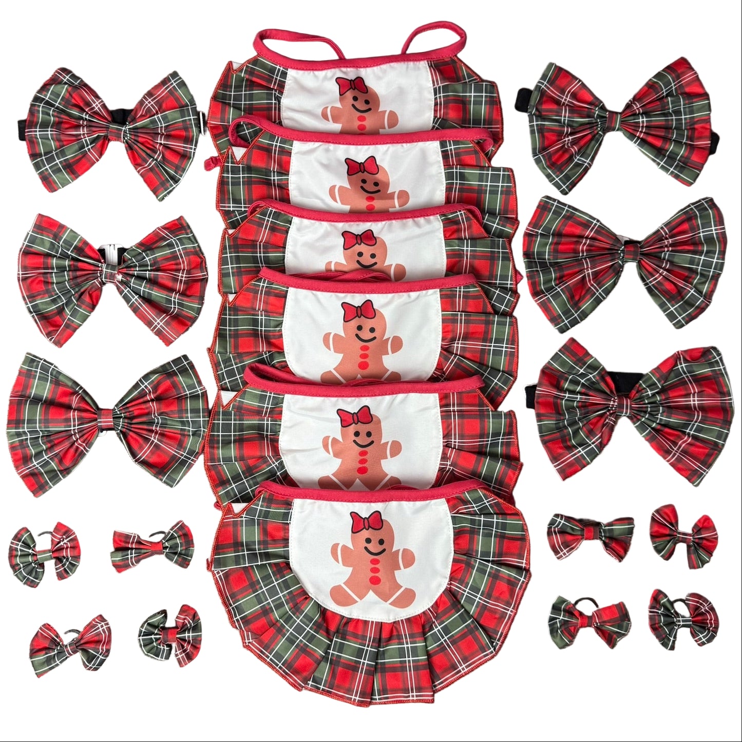 PLAID GINGERBREAD BUNDLE-20PC