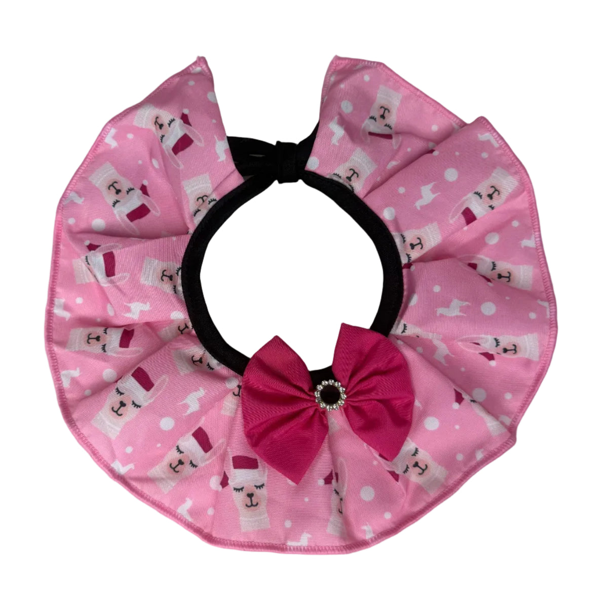 NEW PINK CHRISTMAS LHAMA RUFFLE 4PK
