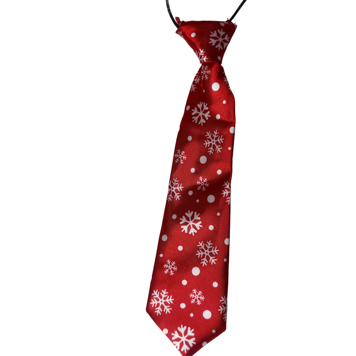 SILK CHRISTMAS TIE-SNOWFLAKE-4PK
