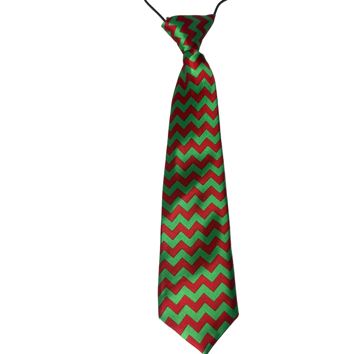 SILK CHRISTMAS TIE-ZIGZAG-4PK