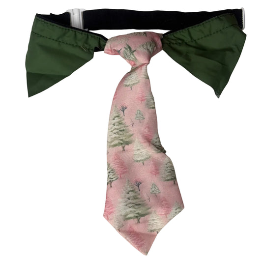 PINK WINTER TREE SHIRT AND TIE-4 PACK
