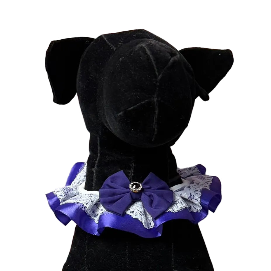 NEW PURPLE SATIN RUFFLE - 4 PACK