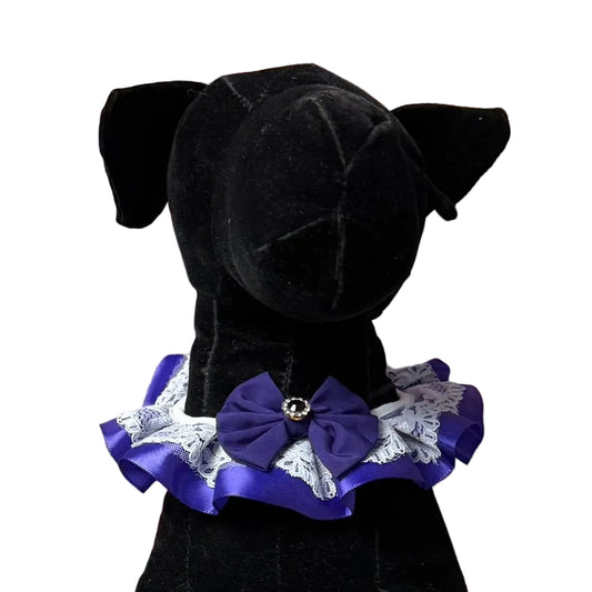 NEW PURPLE SATIN RUFFLE - 4 PACK