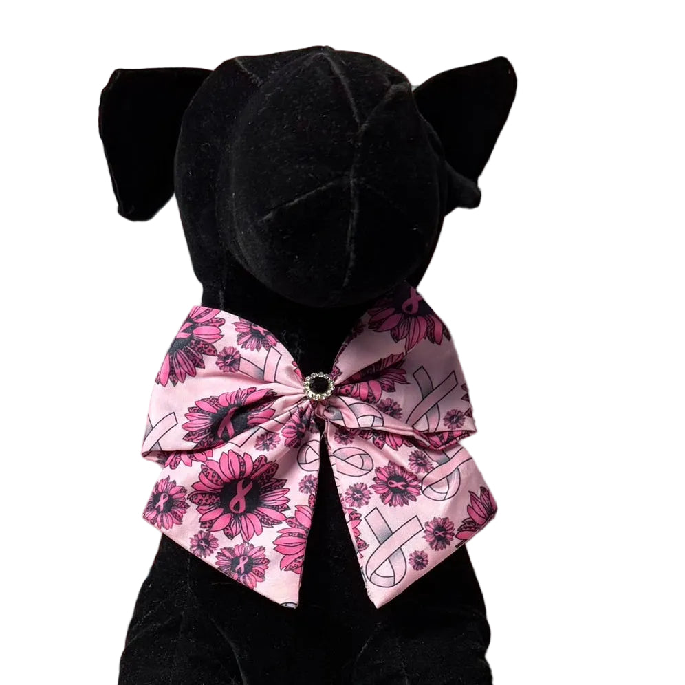 NEW BREAST CANCER AWARENESS BOW TIE WITH TAILS - 4 PACK