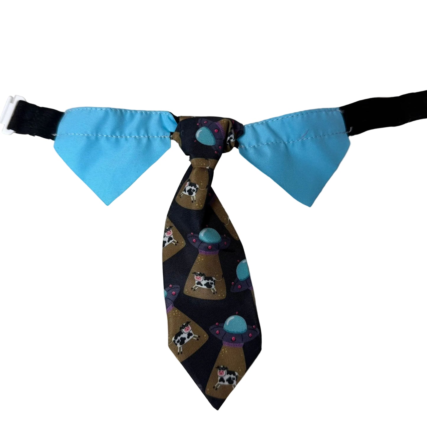 NEW UDDERLY OUT OF THIS WORLD SHIRT COLLAR WITH TIE SMALL -4 PACK