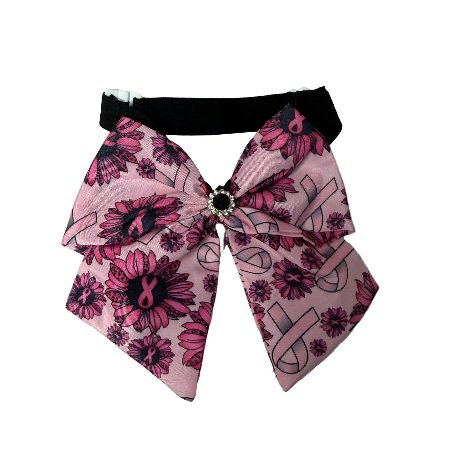 NEW BREAST CANCER AWARENESS BOW TIE WITH TAILS - 4 PACK