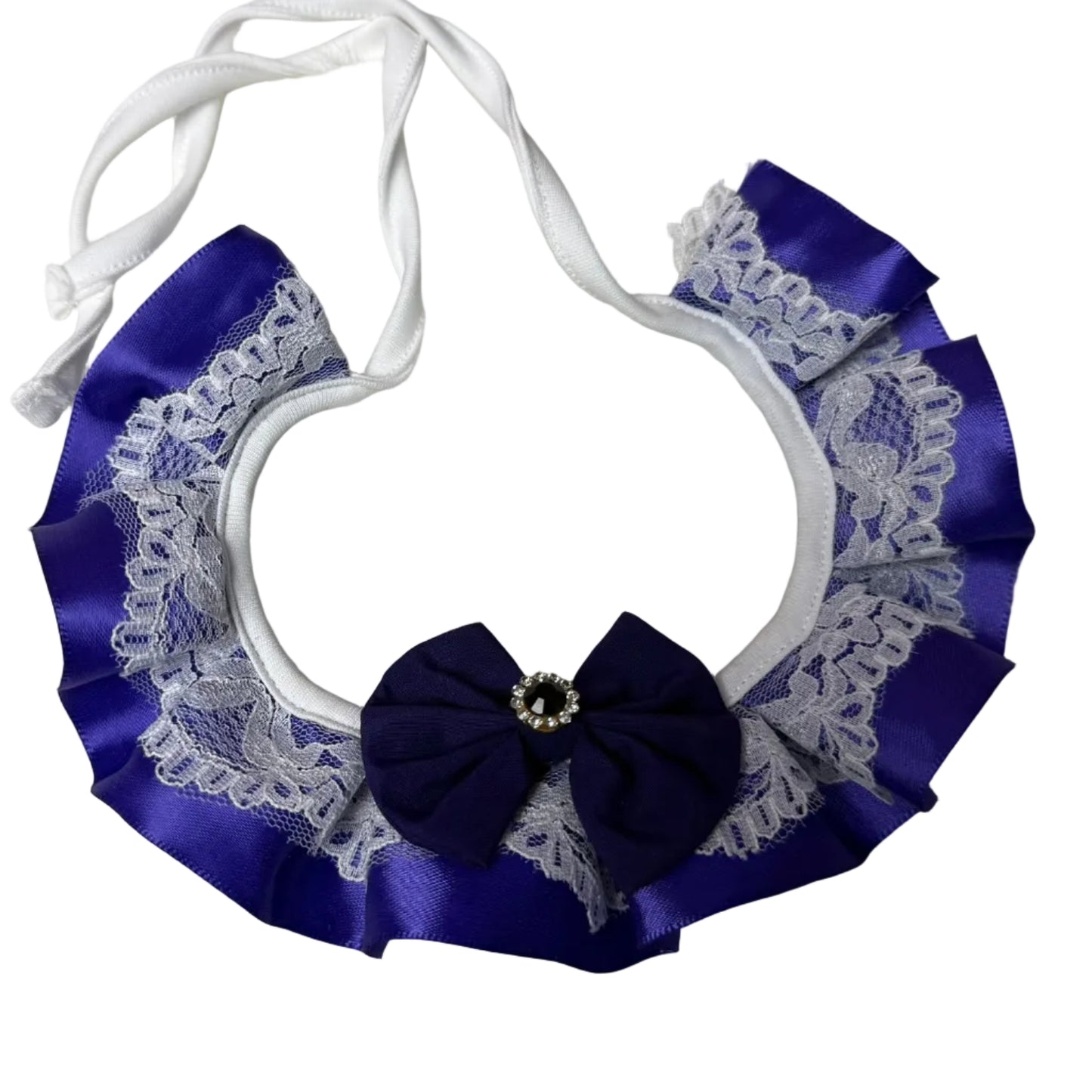 NEW PURPLE SATIN RUFFLE - 4 PACK