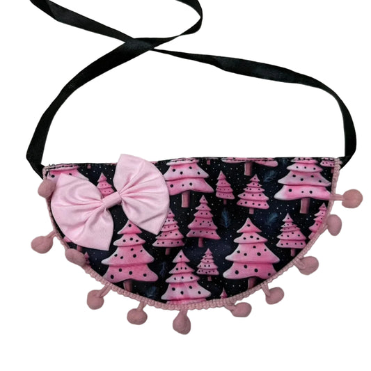 NEW PINK WINTER TREE TIE ON ACCESSORY - 4 PACK