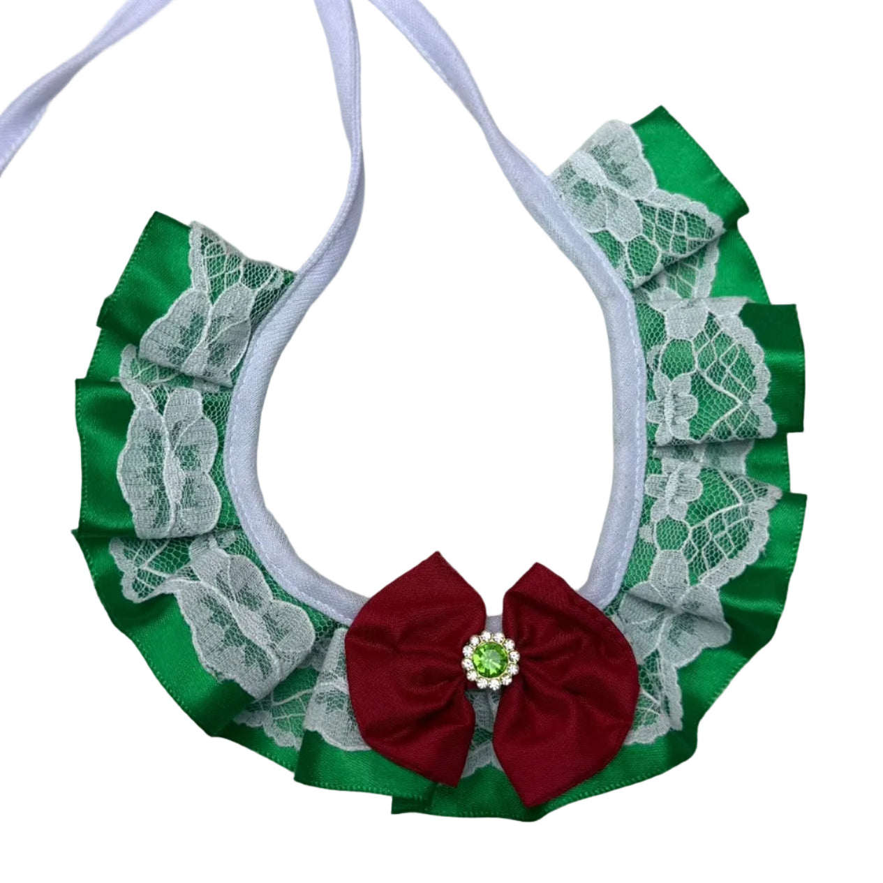NEW CHRISTMAS SATIN RUFFLE - 4 PACK