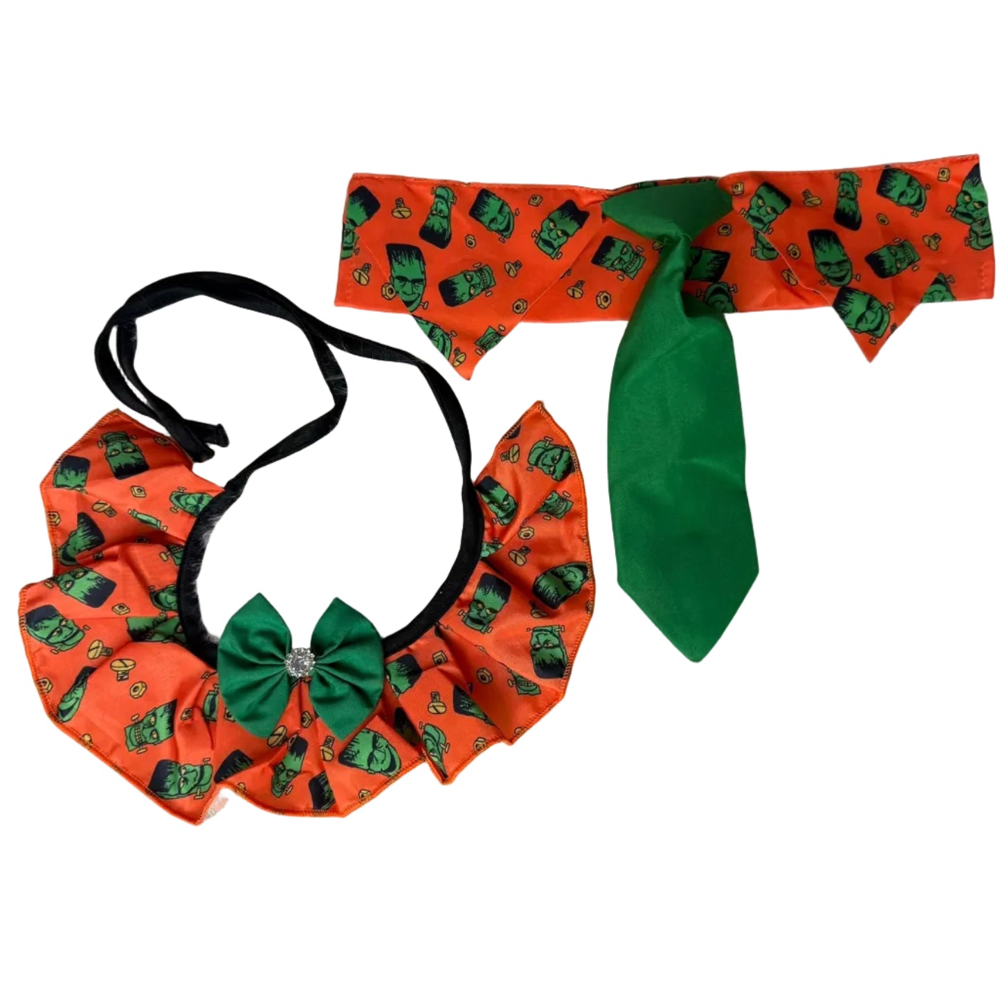 NEW FRANKENSTEIN TIE ON RUFFLE 4 PACK