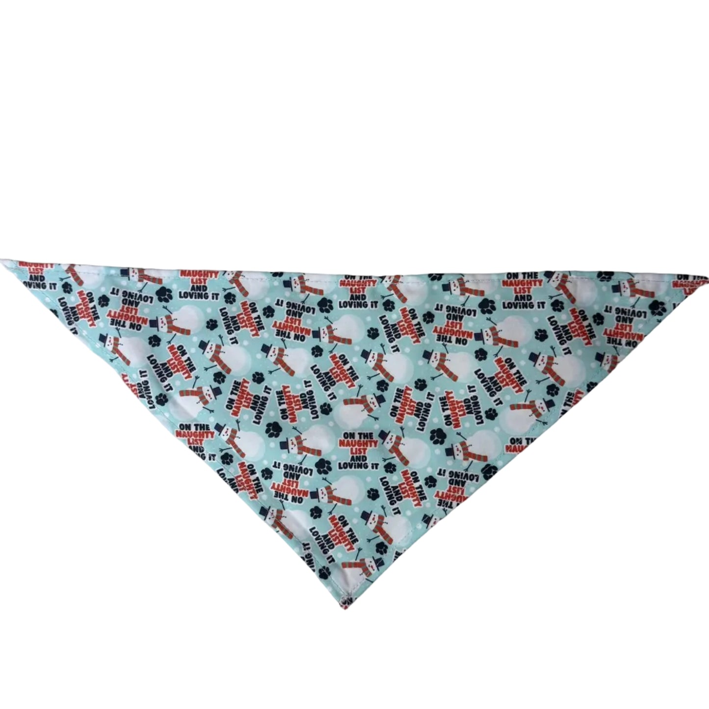 NEW NAUGHTY LIST BANDANA- LARGE - 8 PACK