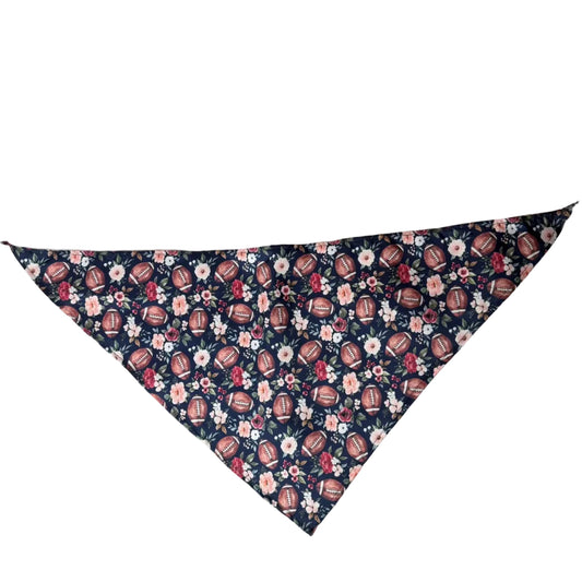 NEW FLORAL FOOTBALL BANDANA - LARGE - 8 PACK
