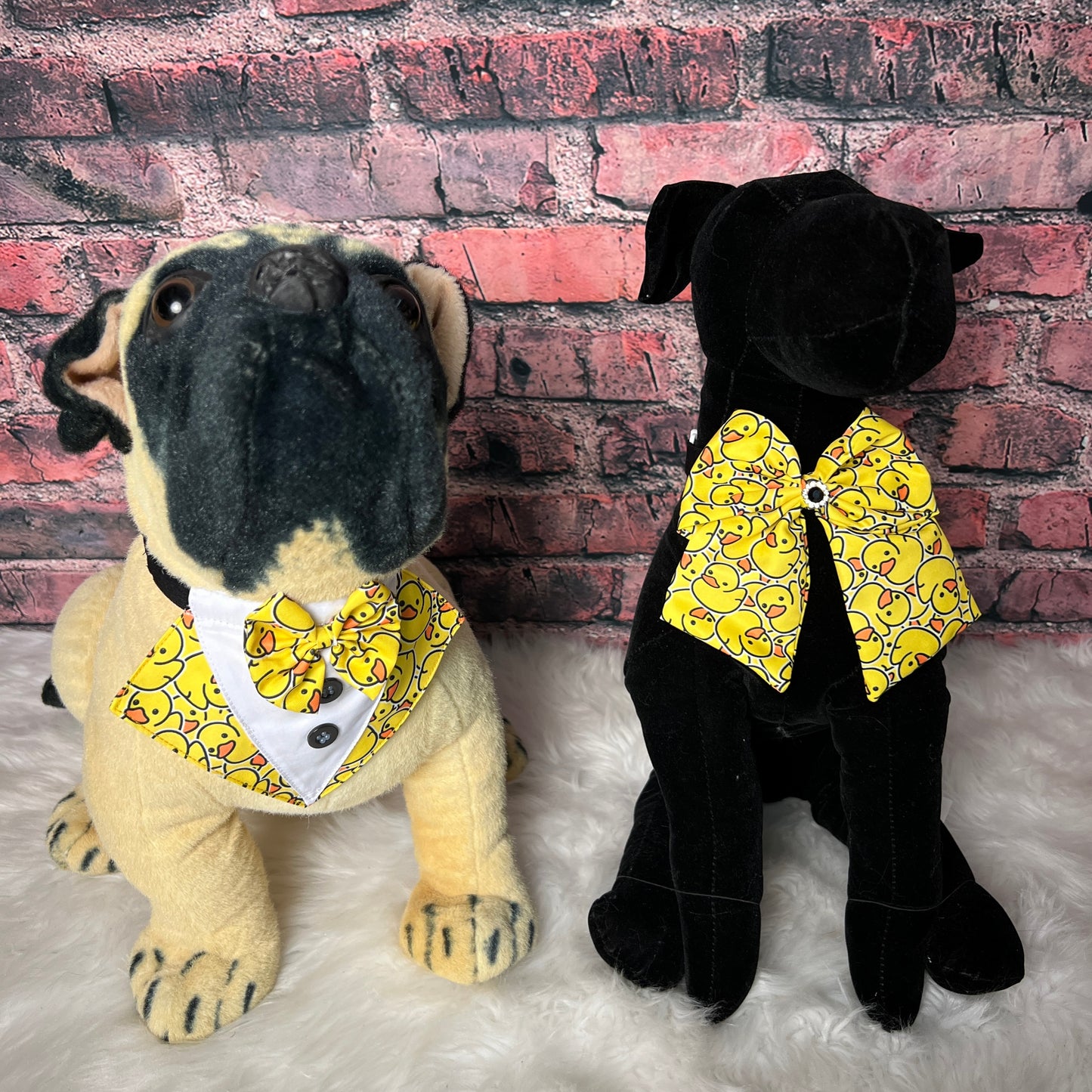 RUBBER DUCKIE BOWTIE WITH TAILS 6 PACK