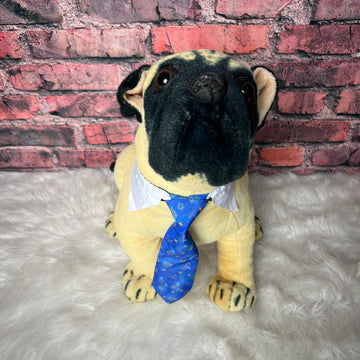 HANUKKAH LT BLUE TIE LG