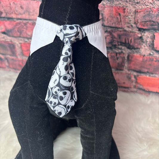 JACK SKELLINGTON SHIRT COLLAR & TIE XS/S- 6 PACK