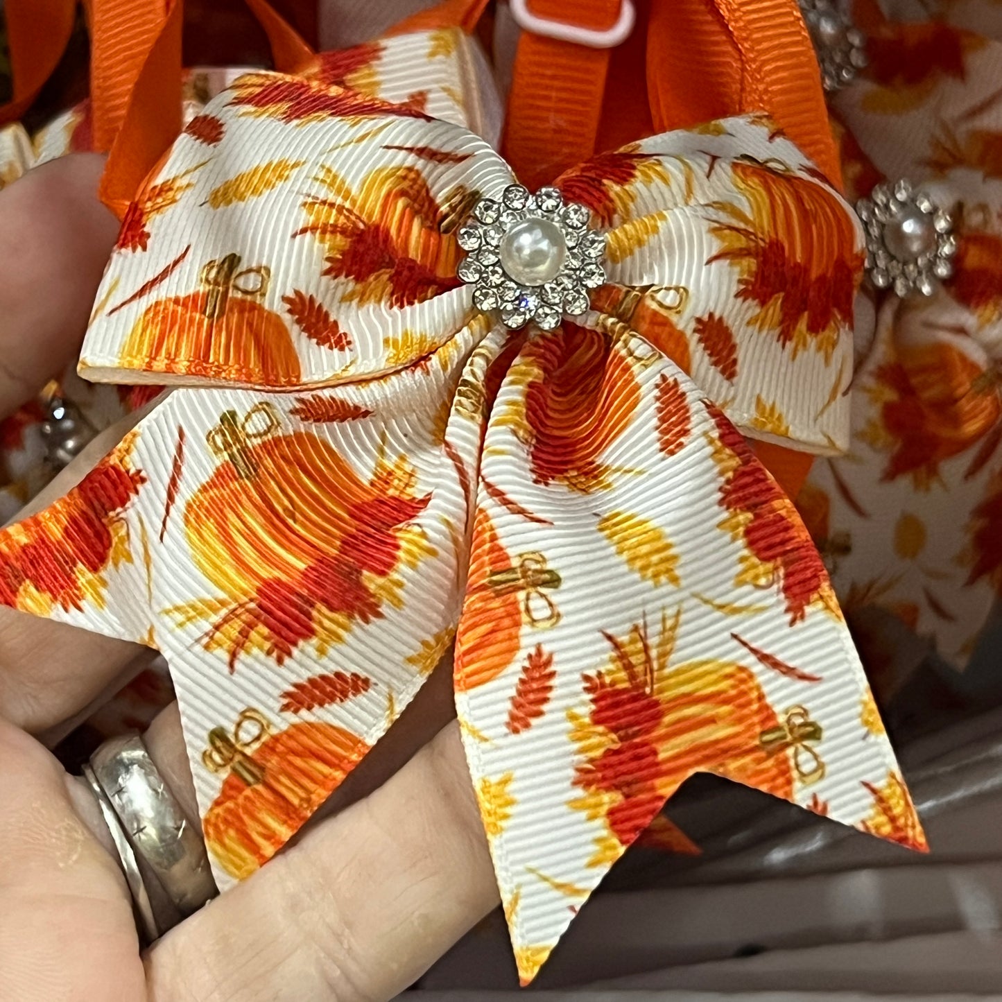 LIVE WHITE PUMPKIN AND LEAVES