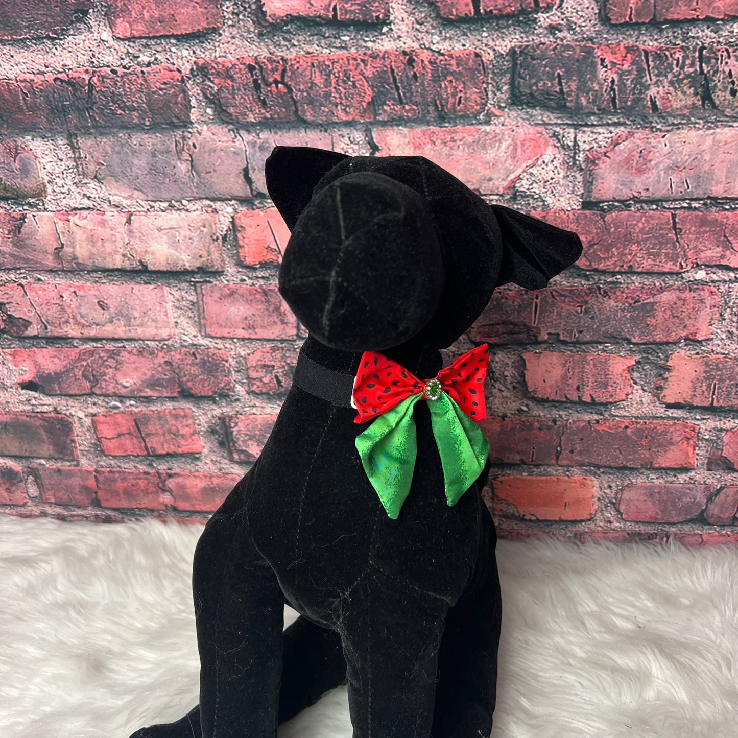 WATERMELLON BOW TIE WITH TAILS SMALL 6 PACK