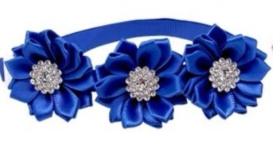 Triple bling neck band ROYAL 6 pack