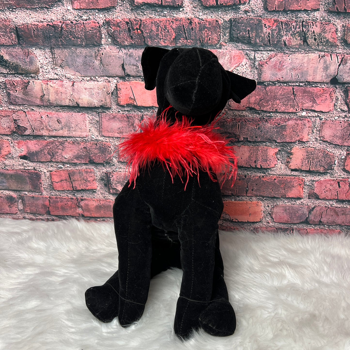 RED FEATHER BOA - 3 PACK