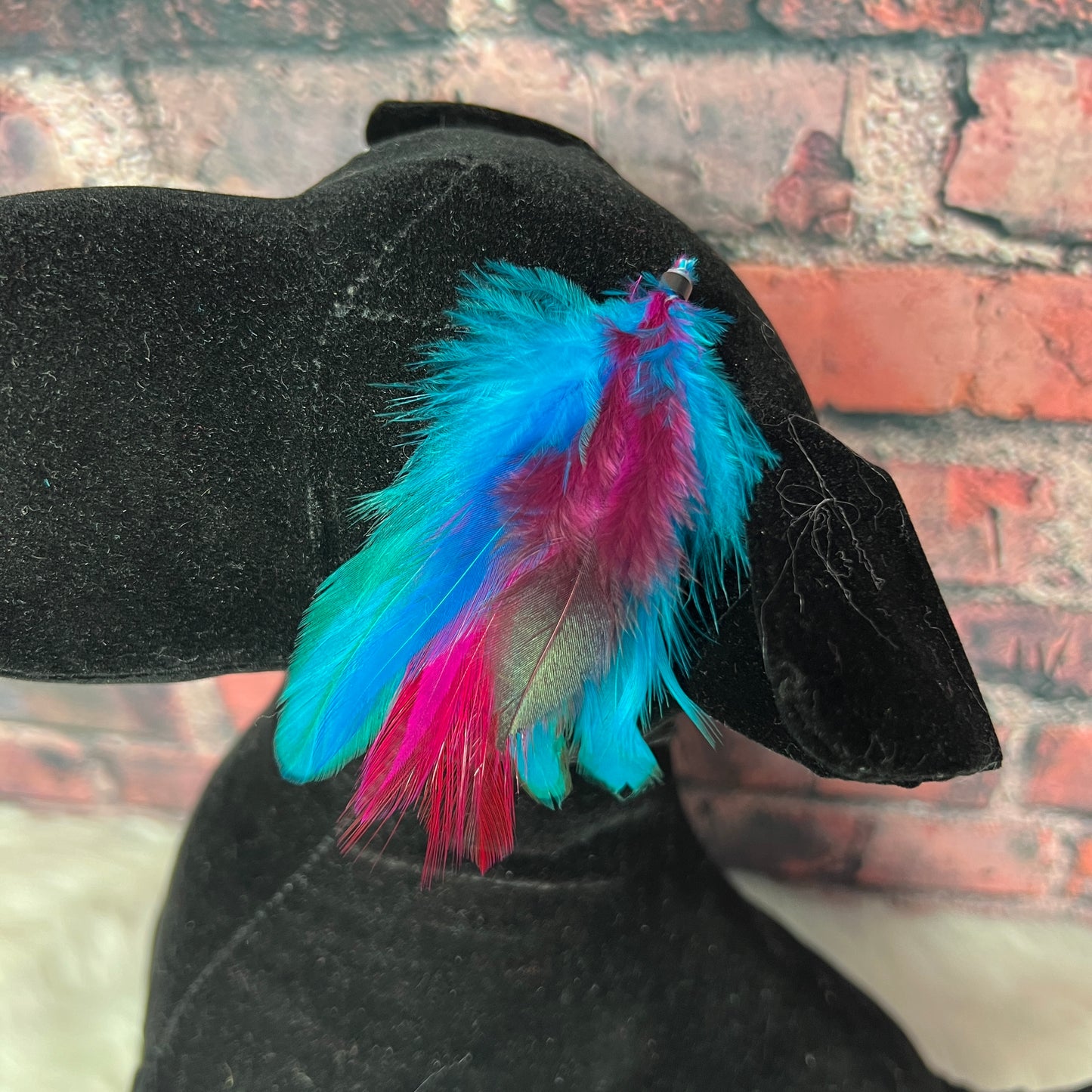 FEATHER EXTENSIONS 10 PACK MAGENTA AND TEAL