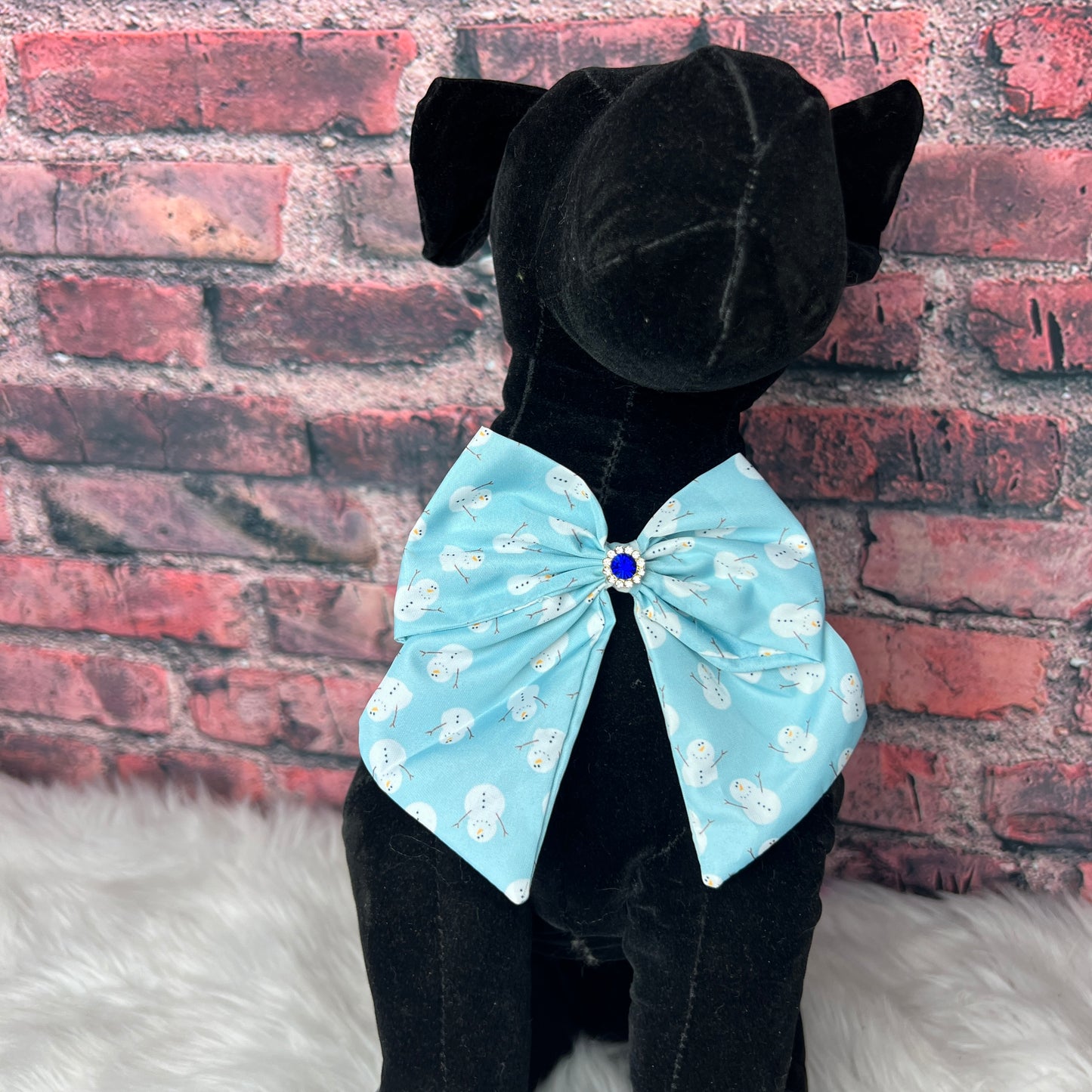 SNOWMAN BOWTIE W/ TAILS 4 PACK