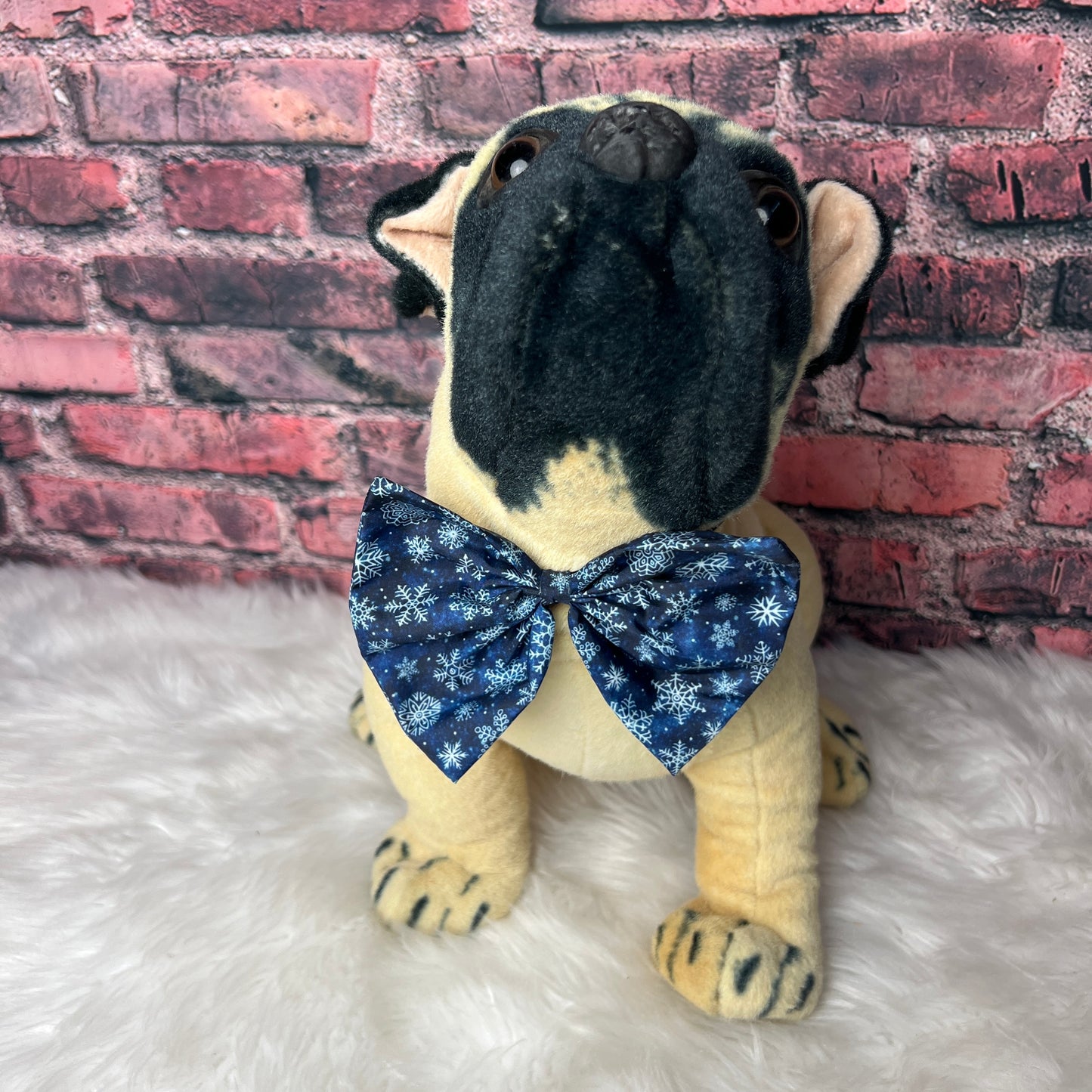 SNOWFLAKE BOWTIES. 4 PACK 6 INCH