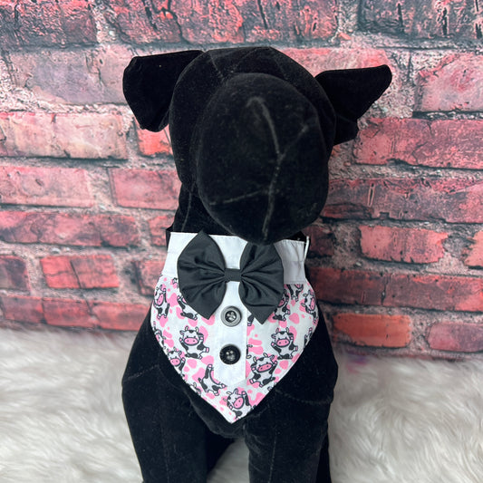 PINK COWS BIB-4 PACK