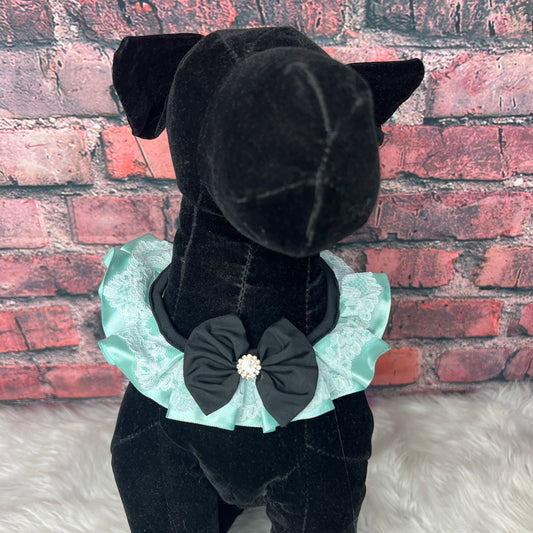 NEW MINT SATIN RUFFLE -4 PACK