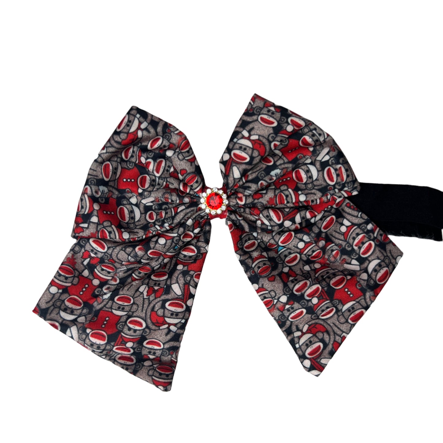 SOCK MONKEY BOWTIE WITH TAILS - 4 pk