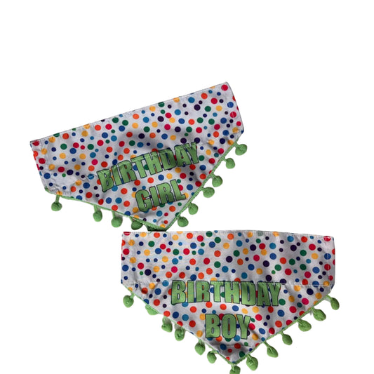 OTC REVERSABLE BIRTHDAY BANDANA