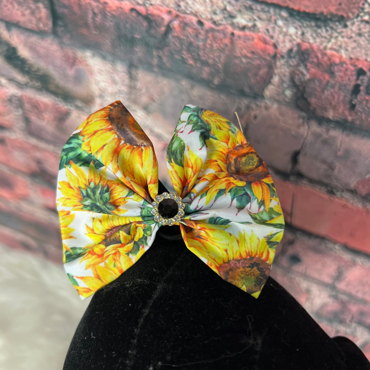 LIVE *SUNFLOWER BOWS - 8 PACK