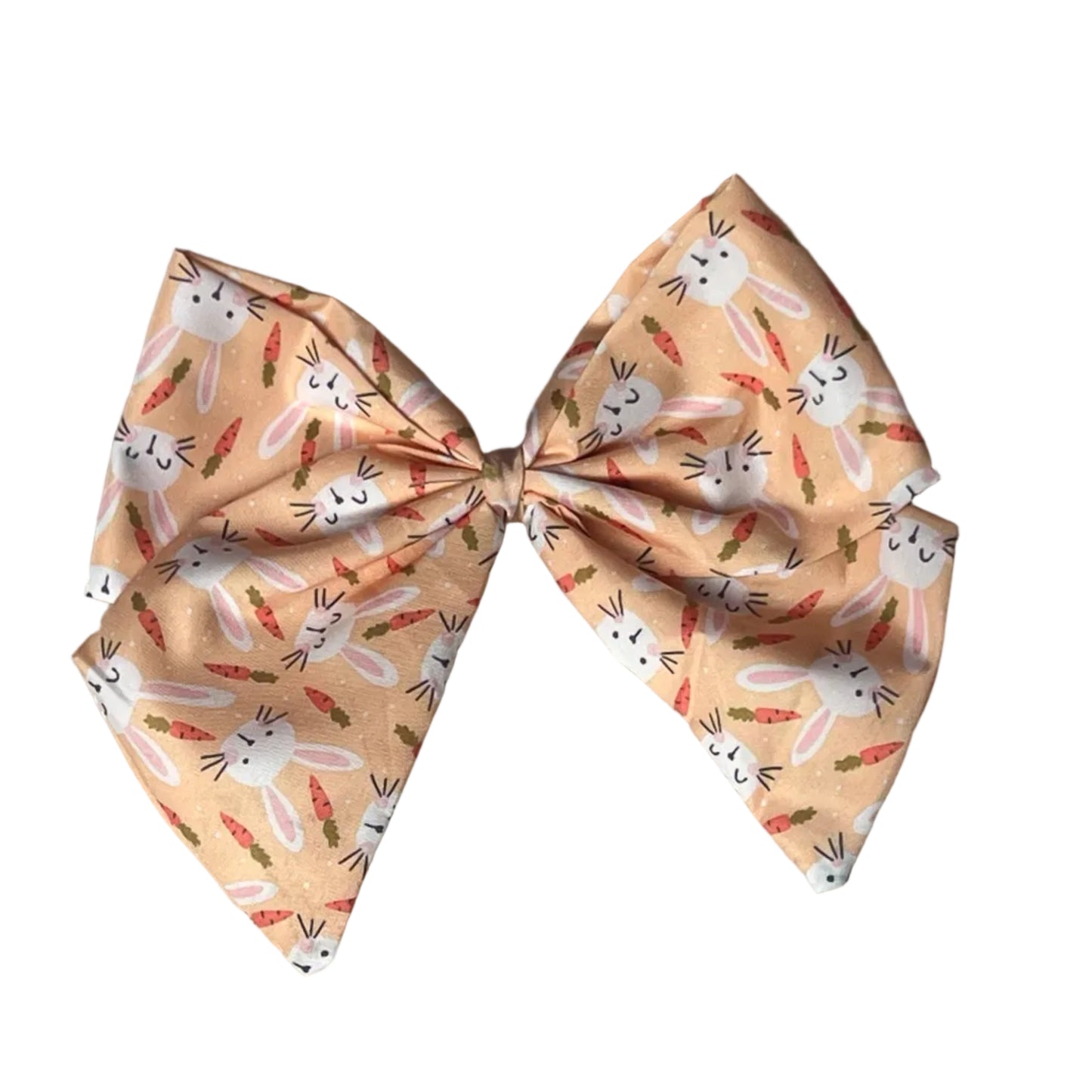 NEW ORANGE BUNNY OTC BOWTIE WITH TAILS 4 PACK