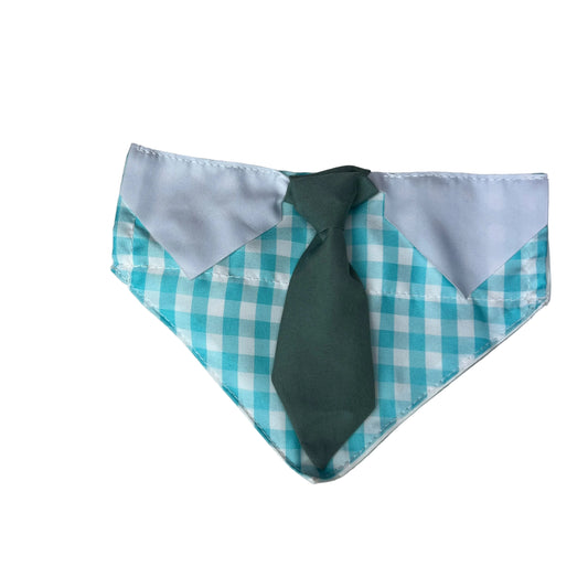 NEW OTC BLUE CHECK BANDANA SMALL 4 PACK