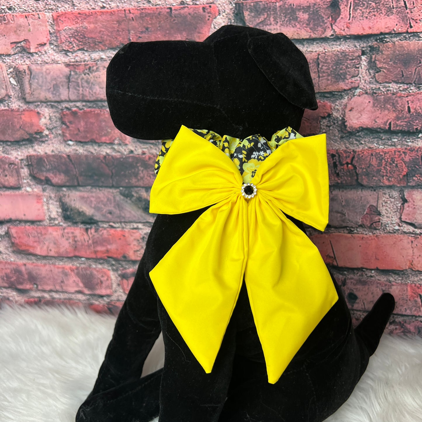 NEW YELLOW POPPY COLLAR COVER LARGE 4-PACK