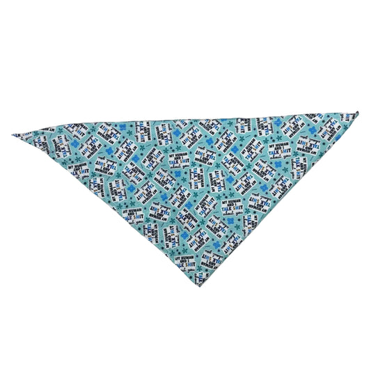 Talking Sh*t Bandand Blue -M/L 8 pack