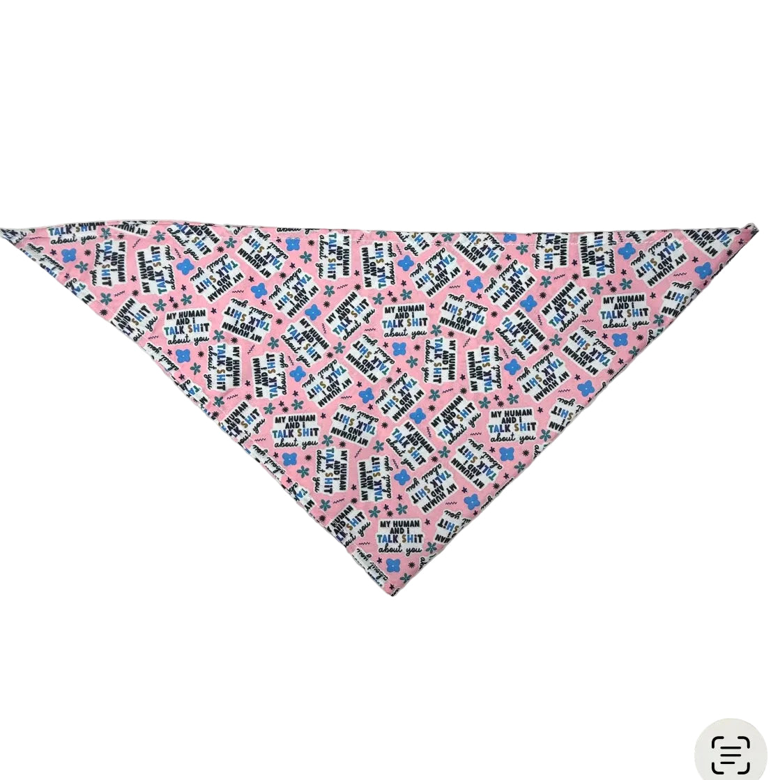 Talking Sh*t Bandana Pink - M/L 8 pack