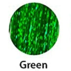 DOG HAIR TINSLE GREEN -10 PACK